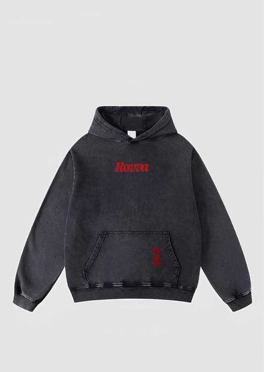 Rovva-stone black hoodie