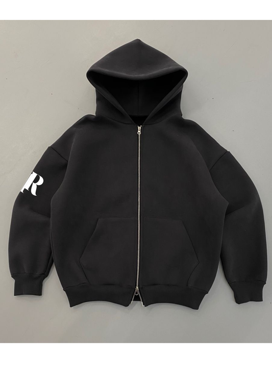 Rovva-double zipper jacket black